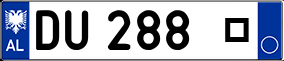 Truck License Plate